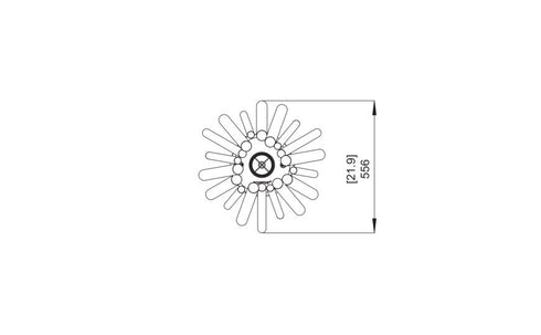 Ecosmart Fire StixPortable Fire Pit - Stainless Steel Finish / Black Burner - ESF.O.STX.SS.B